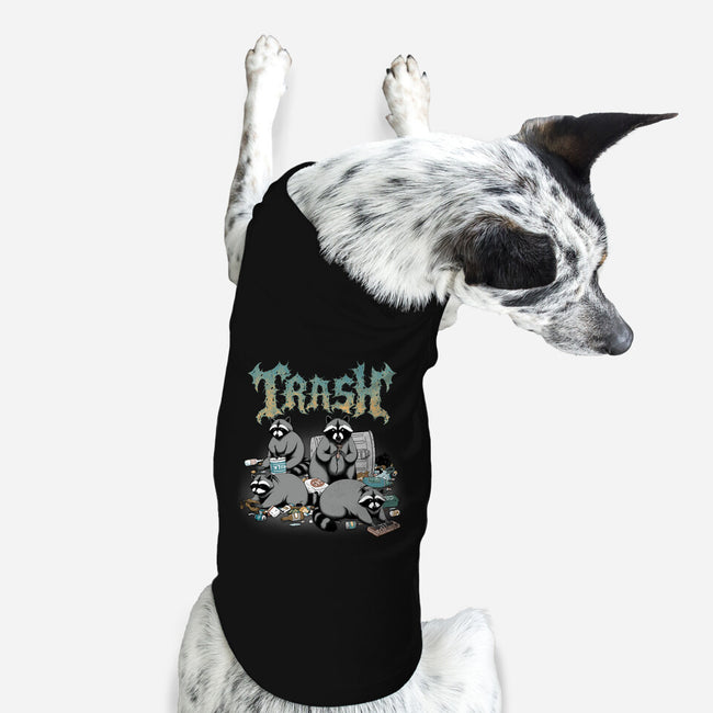 Trash Metal Band-Dog-Basic-Pet Tank-pigboom