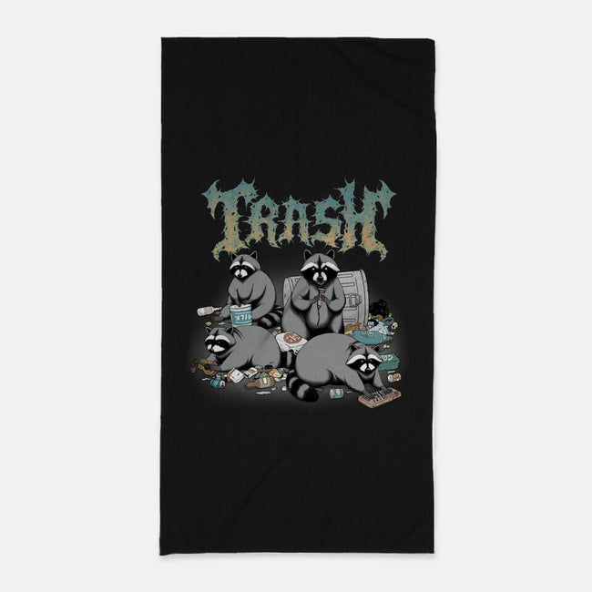 Trash Metal Band-None-Beach-Towel-pigboom