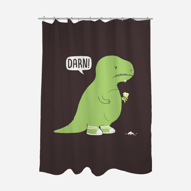 Darn!-None-Polyester-Shower Curtain-pigboom