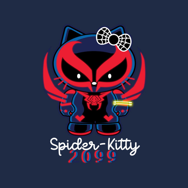 Spider-Kitty 2099-Womens-Fitted-Tee-naomori