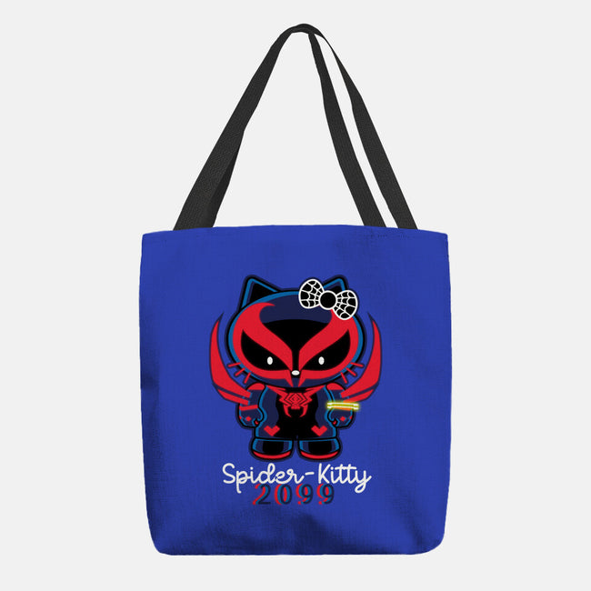 Spider-Kitty 2099-None-Basic Tote-Bag-naomori