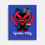 Spider-Kitty 2099-None-Stretched-Canvas-naomori