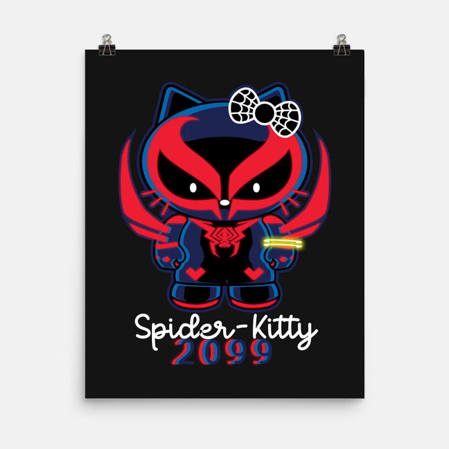 Spider-Kitty 2099-None-Matte-Poster-naomori