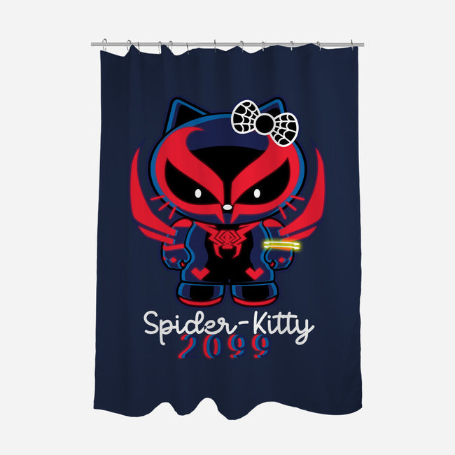 Spider-Kitty 2099-None-Polyester-Shower Curtain-naomori