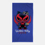 Spider-Kitty 2099-None-Beach-Towel-naomori