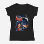 Burton's Heroes-Womens-V-Neck-Tee-daobiwan
