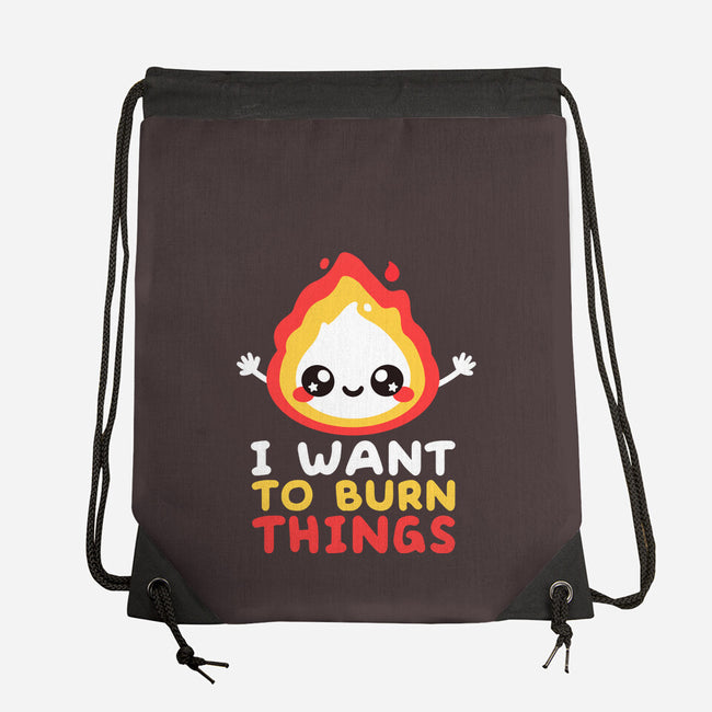 I Want To Burn Things-None-Drawstring-Bag-NemiMakeit