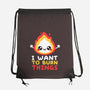 I Want To Burn Things-None-Drawstring-Bag-NemiMakeit