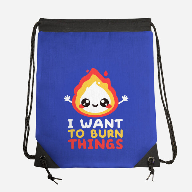 I Want To Burn Things-None-Drawstring-Bag-NemiMakeit