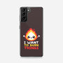 I Want To Burn Things-Samsung-Snap-Phone Case-NemiMakeit