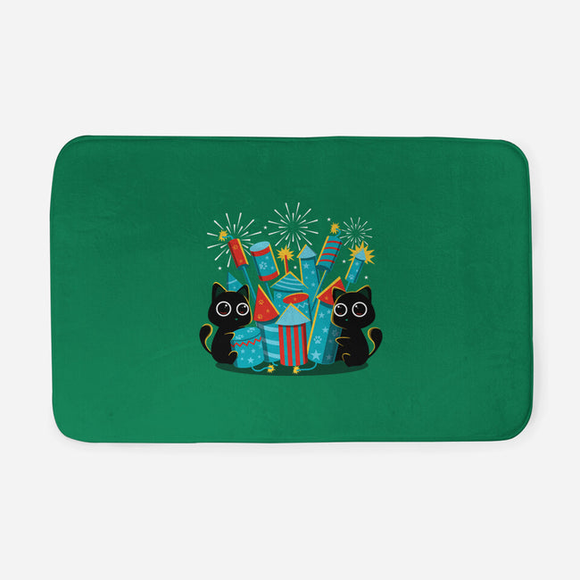 Firework Day-None-Memory Foam-Bath Mat-erion_designs