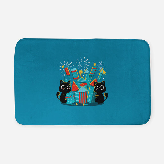 Firework Day-None-Memory Foam-Bath Mat-erion_designs