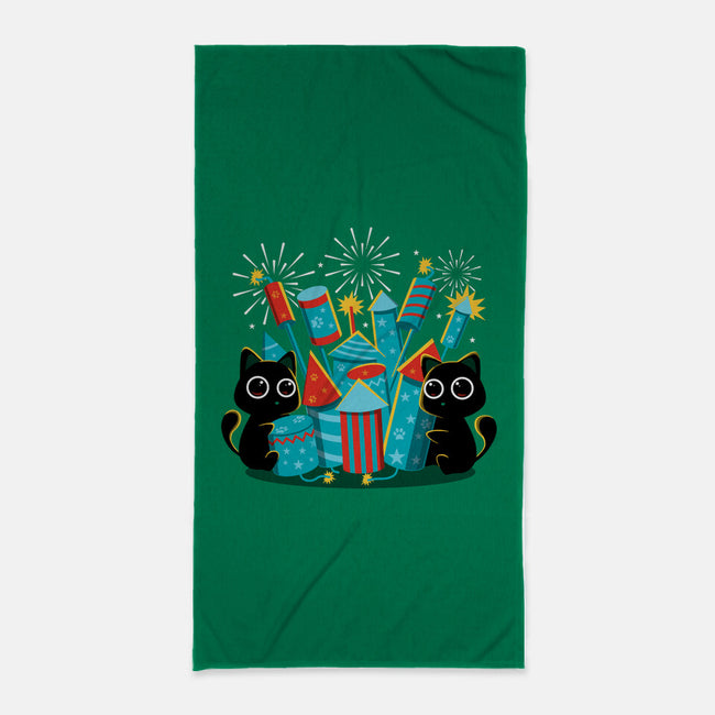 Firework Day-None-Beach-Towel-erion_designs