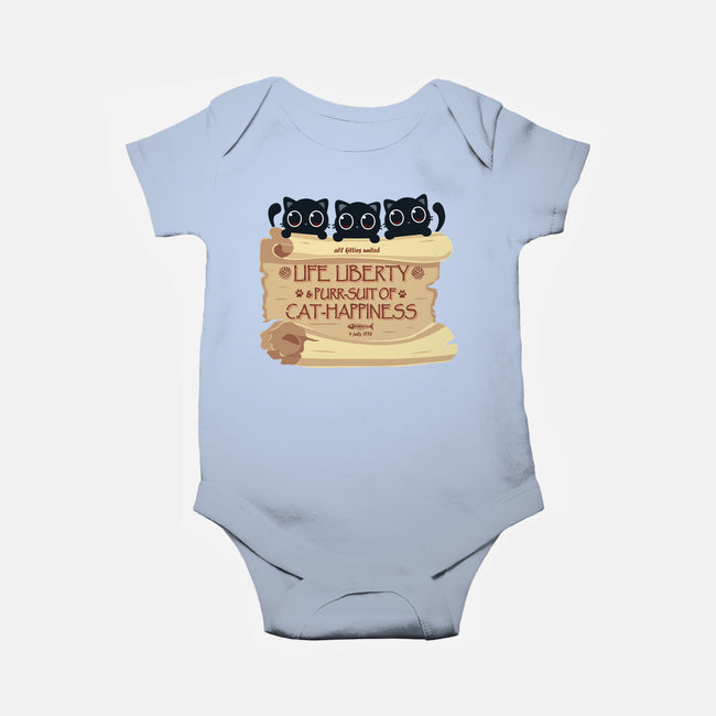 Purr-suit Of Cat Happiness-Baby-Basic-Onesie-erion_designs
