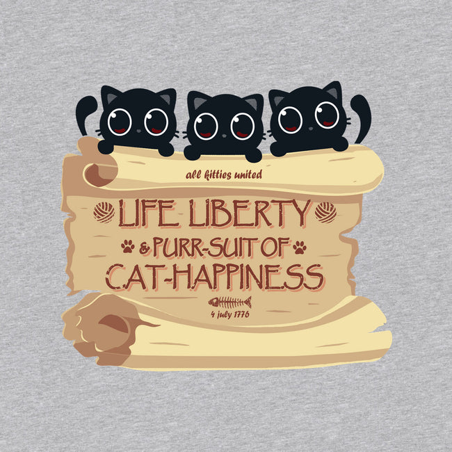 Purr-suit Of Cat Happiness-Womens-V-Neck-Tee-erion_designs