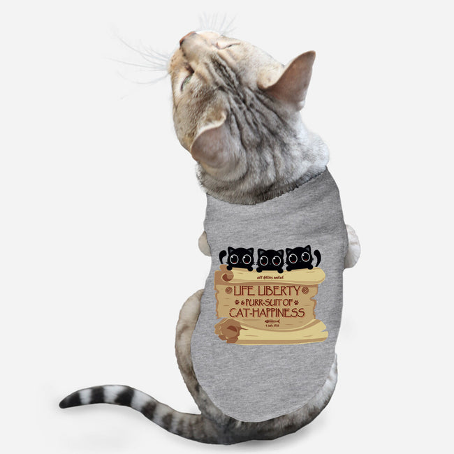 Purr-suit Of Cat Happiness-Cat-Basic-Pet Tank-erion_designs