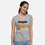 Purr-suit Of Cat Happiness-Womens-V-Neck-Tee-erion_designs