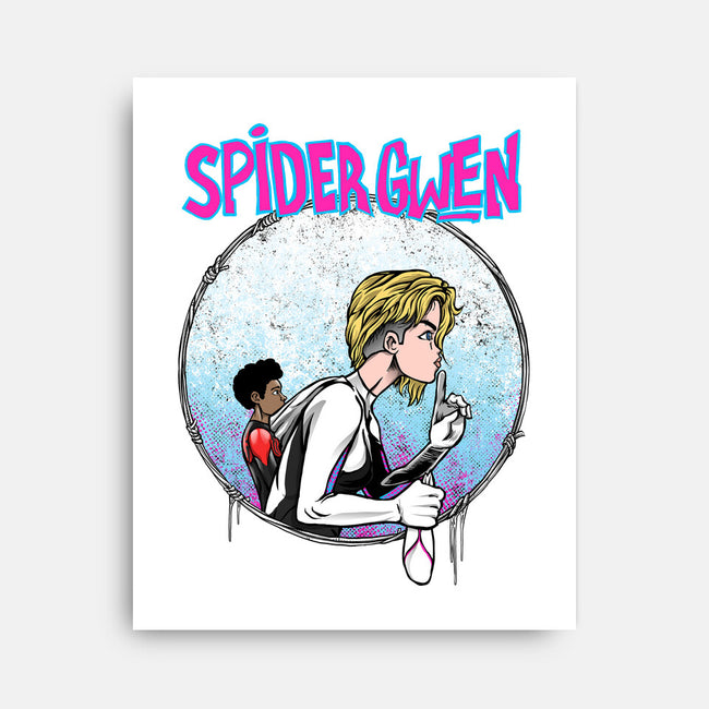 Spider Gwen-None-Stretched-Canvas-joerawks