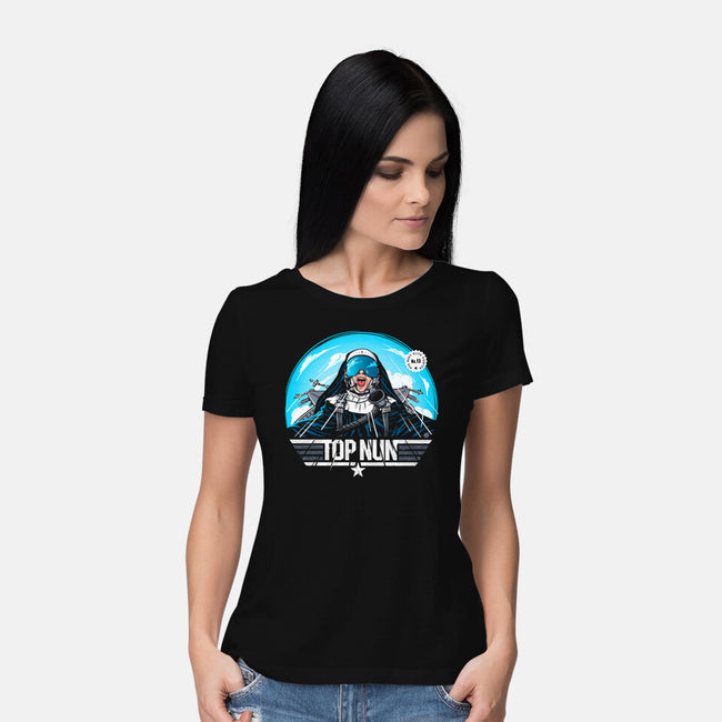 Top Nun-Womens-Basic-Tee-Gamma-Ray