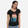 Find Yourself Book-Womens-V-Neck-Tee-tobefonseca