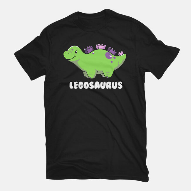 Legosaurus Dinosaur-Unisex-Basic-Tee-tobefonseca
