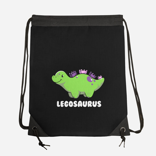 Legosaurus Dinosaur-None-Drawstring-Bag-tobefonseca