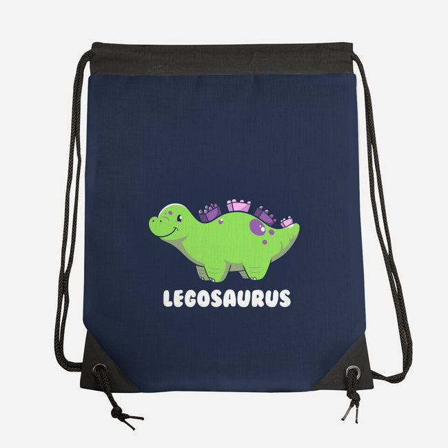 Legosaurus Dinosaur-None-Drawstring-Bag-tobefonseca