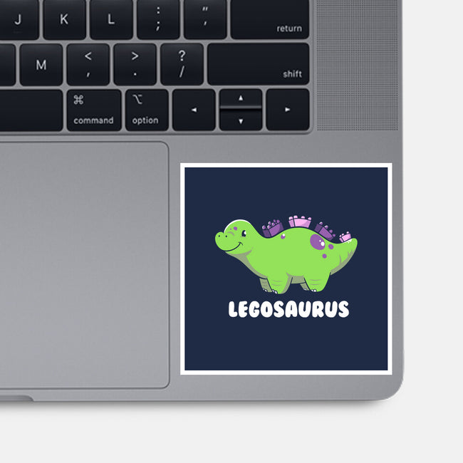 Legosaurus Dinosaur-None-Glossy-Sticker-tobefonseca