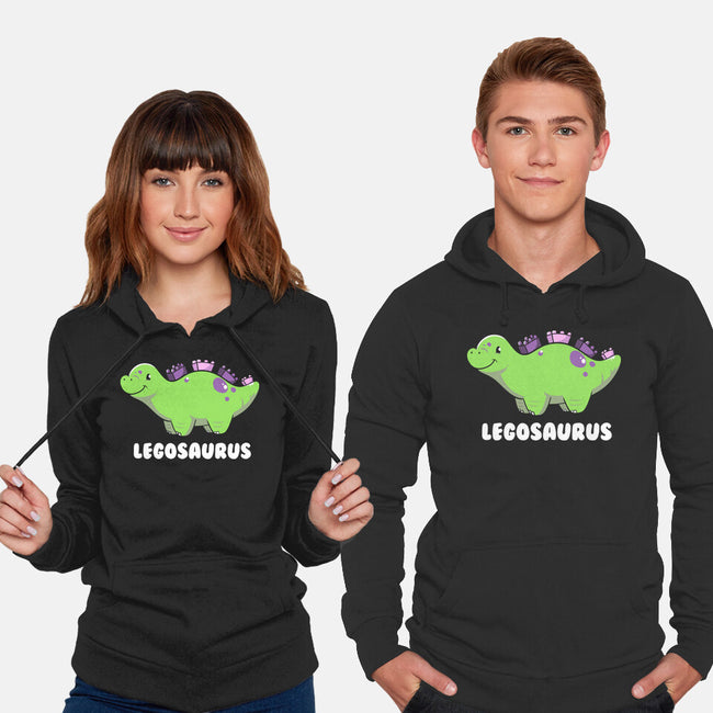Legosaurus Dinosaur-Unisex-Pullover-Sweatshirt-tobefonseca