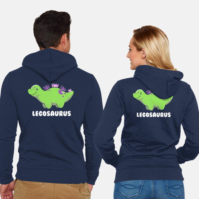 Legosaurus Dinosaur-Unisex-Zip-Up-Sweatshirt-tobefonseca