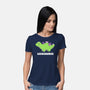 Legosaurus Dinosaur-Womens-Basic-Tee-tobefonseca