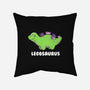 Legosaurus Dinosaur-None-Removable Cover w Insert-Throw Pillow-tobefonseca