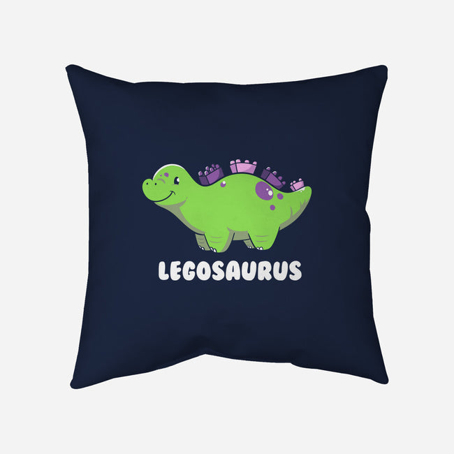 Legosaurus Dinosaur-None-Removable Cover-Throw Pillow-tobefonseca