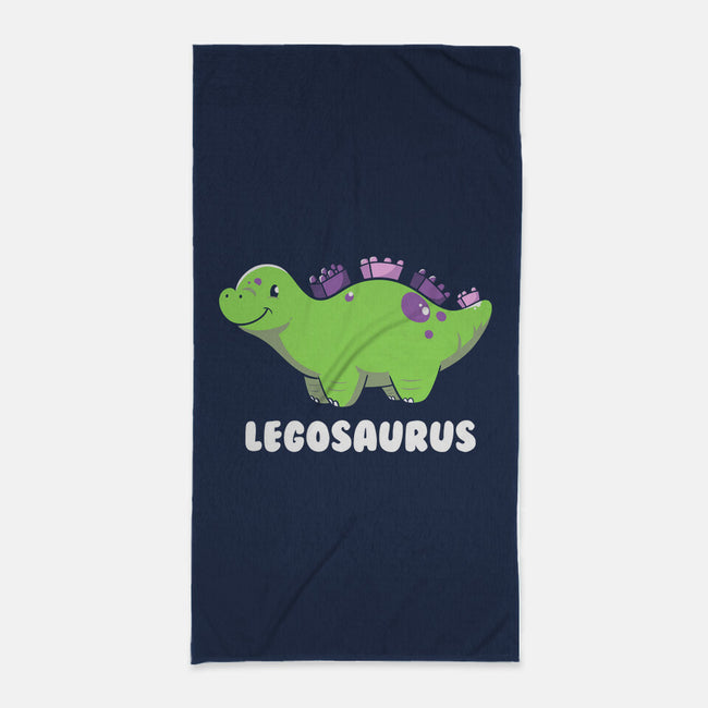 Legosaurus Dinosaur-None-Beach-Towel-tobefonseca