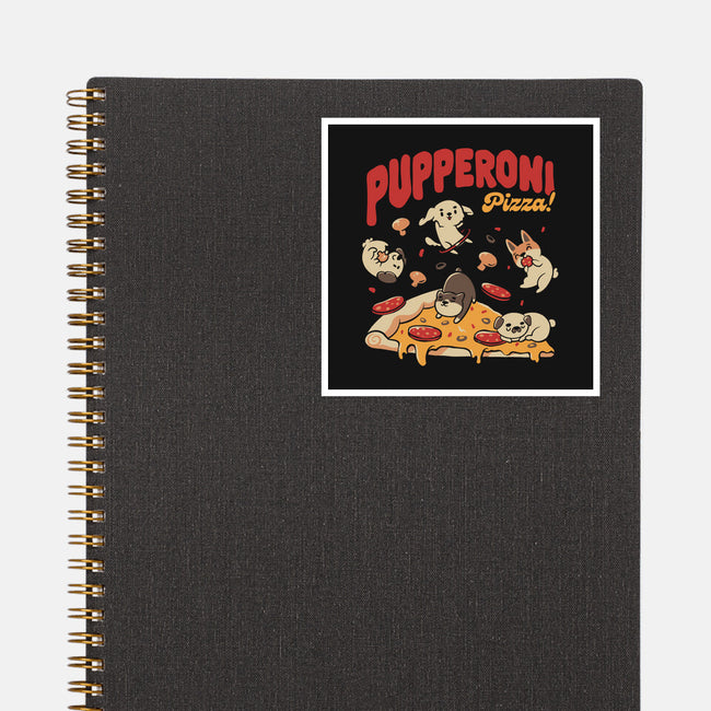 Pupperoni Pizza-None-Glossy-Sticker-tobefonseca