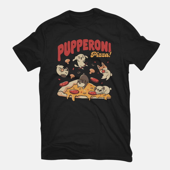 Pupperoni Pizza-Womens-Basic-Tee-tobefonseca