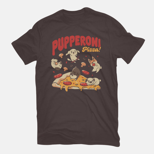Pupperoni Pizza-Womens-Basic-Tee-tobefonseca