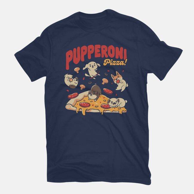 Pupperoni Pizza-Womens-Basic-Tee-tobefonseca