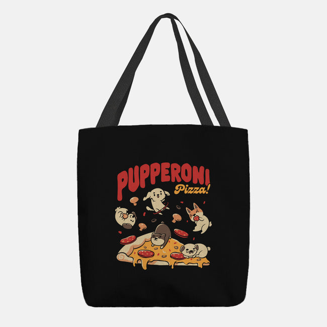 Pupperoni Pizza-None-Basic Tote-Bag-tobefonseca