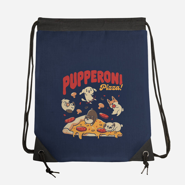 Pupperoni Pizza-None-Drawstring-Bag-tobefonseca
