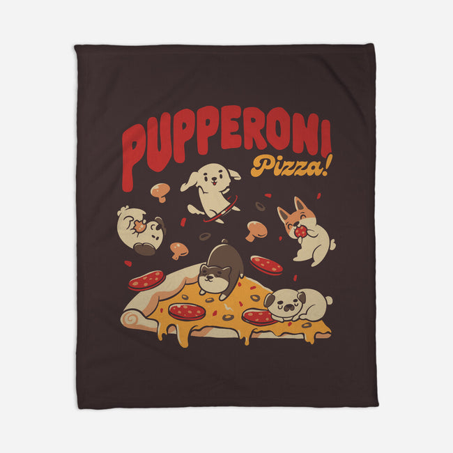 Pupperoni Pizza-None-Fleece-Blanket-tobefonseca