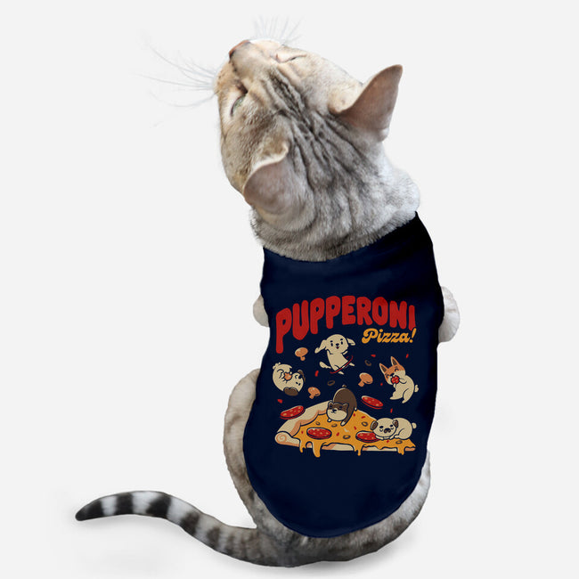 Pupperoni Pizza-Cat-Basic-Pet Tank-tobefonseca