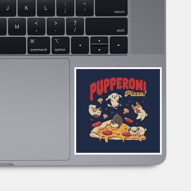 Pupperoni Pizza-None-Glossy-Sticker-tobefonseca