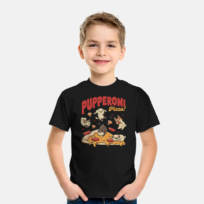 Pupperoni Pizza-Youth-Basic-Tee-tobefonseca