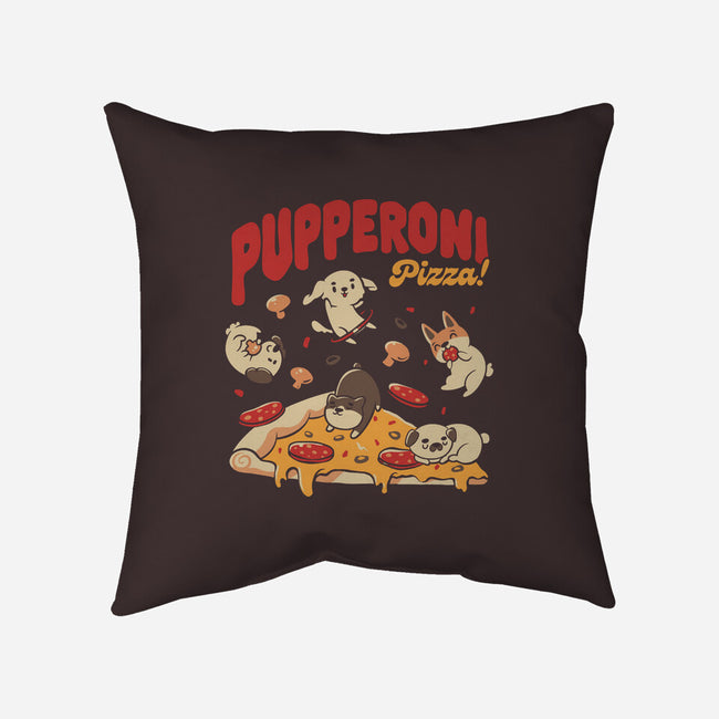 Pupperoni Pizza-None-Removable Cover w Insert-Throw Pillow-tobefonseca