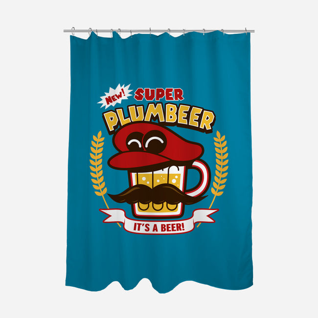 Super Plumbeer-None-Polyester-Shower Curtain-Boggs Nicolas