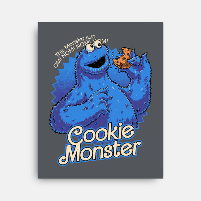 Cookie Doll Monster-None-Stretched-Canvas-Studio Mootant