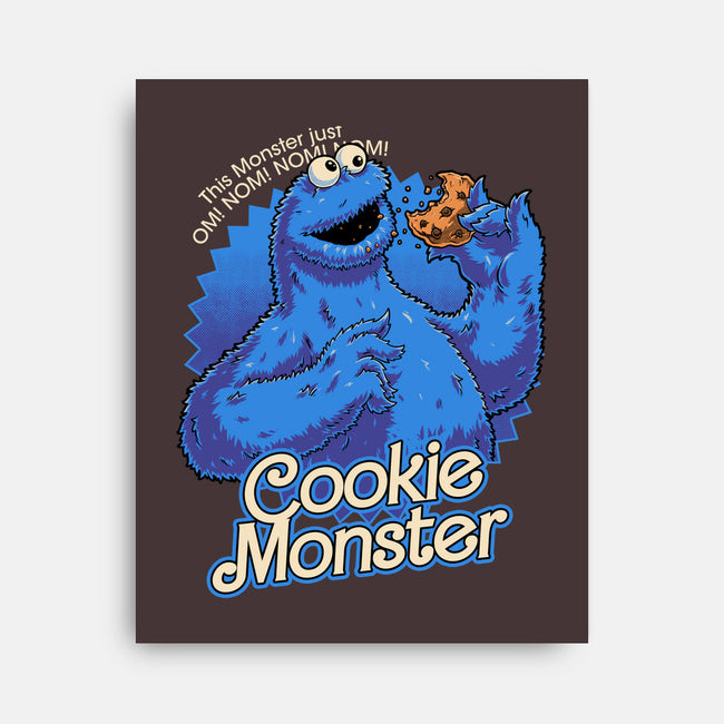 Cookie Doll Monster-None-Stretched-Canvas-Studio Mootant