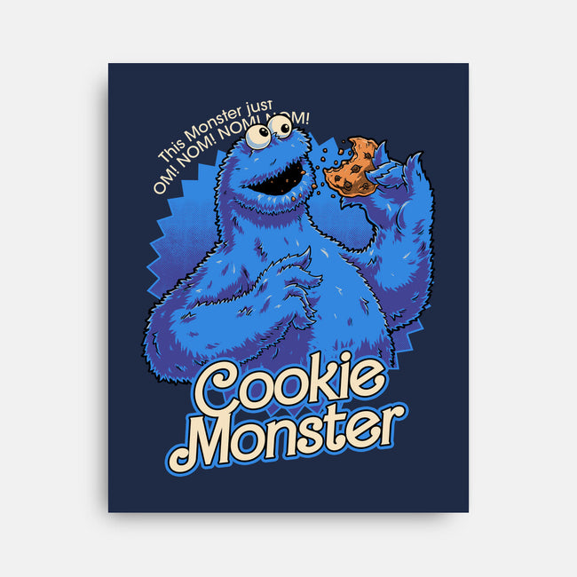 Cookie Doll Monster-None-Stretched-Canvas-Studio Mootant