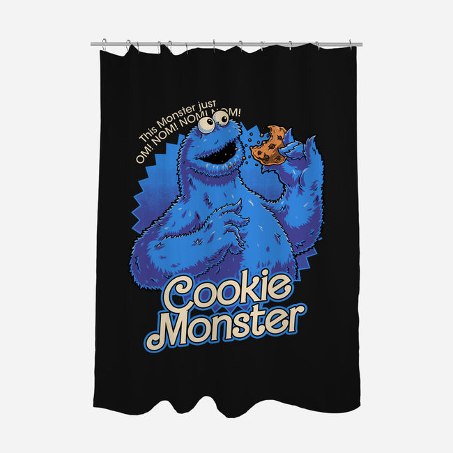 Cookie Doll Monster-None-Polyester-Shower Curtain-Studio Mootant